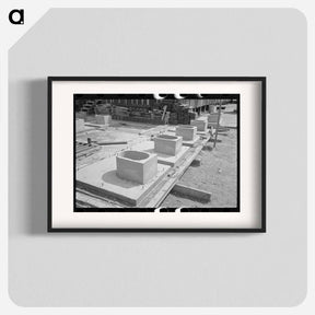 アートポスター-Precast Privy Base
 - ラッセル リー Poster.