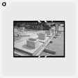 アートポストカード-Precast Privy Base
 - ラッセル リー Postcard.