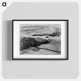 Air view of Jersey Homesteads. Hightstown, New Jersey - ドロテア ラング Poster.