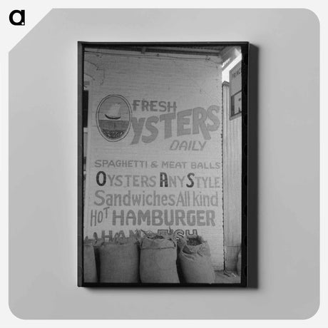 アートパネル-Restaurant Sign, Saint Martinville
 - ラッセル リー Canvas.