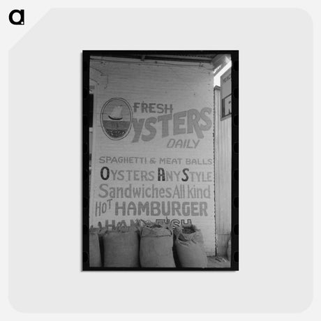 アートポストカード-Restaurant Sign, Saint Martinville
 - ラッセル リー Postcard.