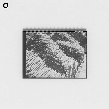アートメモ帳-Stacks of Wood in Railroad Yard
 - ラッセル リー Memo.