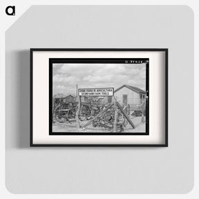 アートポスター-Farm Machinery Yard
 - ラッセル リー Poster.