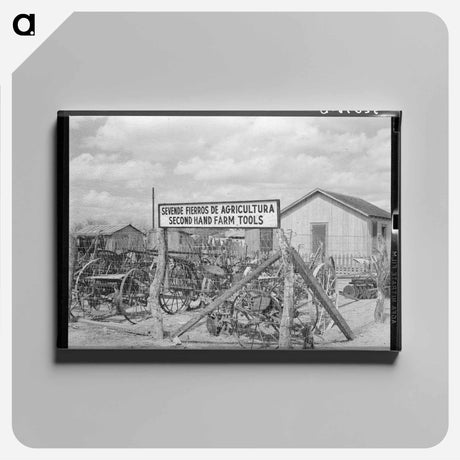 アートパネル-Farm Machinery Yard
 - ラッセル リー Canvas.