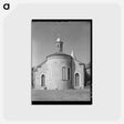 アートポストカード-Rear of Church, Saint Martinville
 - ラッセル リー Postcard.