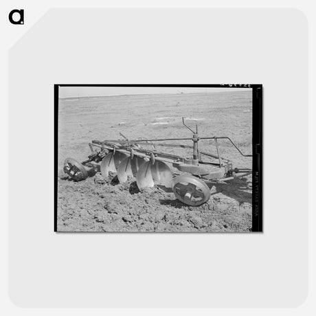 アートポストカード-Disk Plow, El Indio
 - ラッセル リー Postcard.