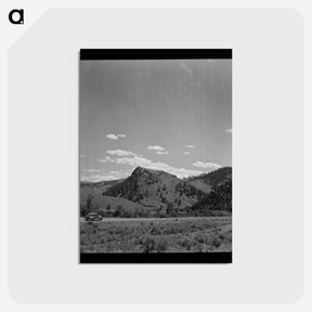 アートポストカード-Salmon River Valley
 - ラッセル リー Postcard.