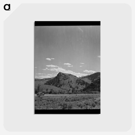 アートポストカード-Salmon River Valley
 - ラッセル リー Postcard.
