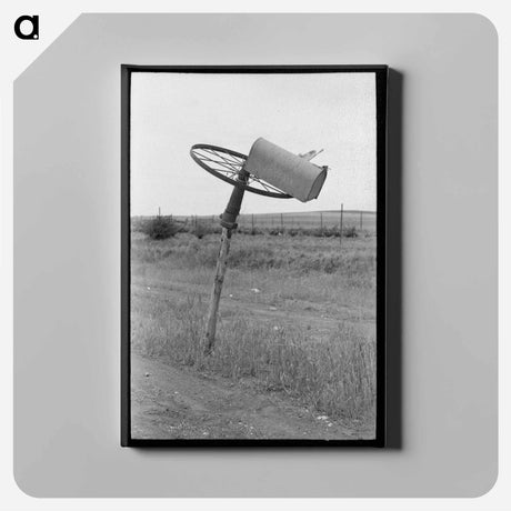 アートパネル-Oklahoma Tenant Farmer's Mailbox
 - ラッセル リー Canvas.