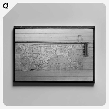 アートパネル-Map in School
 - ラッセル リー Canvas.