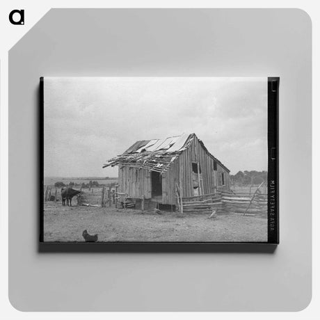 アートパネル-Barn of Tenant Farmer
 - ラッセル リー Canvas.