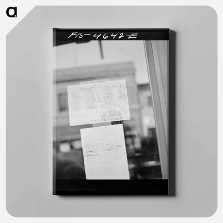 アートパネル-Sign. San Jose, California
 - ラッセル リー Canvas.