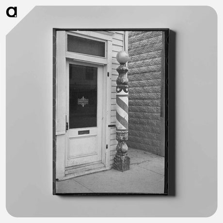 アートパネル-Barber Pole, Belle Fourche, South Dakota
 - ラッセル リー Canvas.
