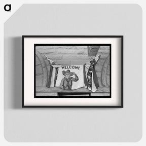 アートポスター-Decorations on the Fourth of July
 - ラッセル リー Poster.