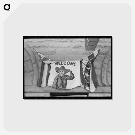 アートポストカード-Decorations on the Fourth of July
 - ラッセル リー Postcard.