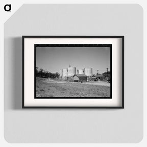 アートポスター-Farmers Leaving Liquid Feed Loading Station
 - ラッセル リー Poster.