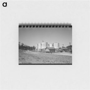 アートメモ帳-Farmers Leaving Liquid Feed Loading Station
 - ラッセル リー Memo.