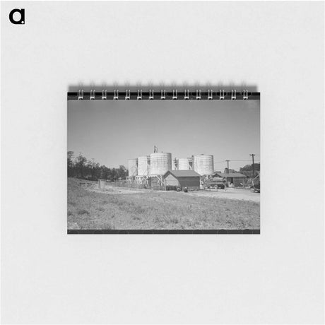 アートメモ帳-Farmers Leaving Liquid Feed Loading Station
 - ラッセル リー Memo.