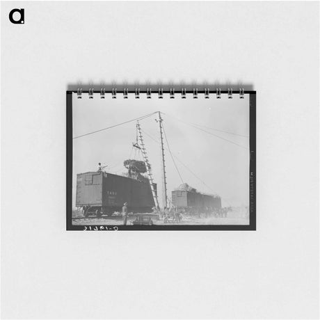 アートメモ帳-Sugarcane Harvest, Louisiana
 - ラッセル リー Memo.