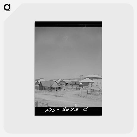 アートポストカード-Wisdom, Montana
 - ラッセル リー Postcard.