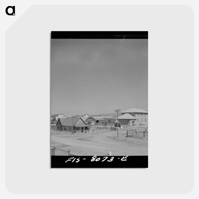 アートポストカード-Wisdom, Montana
 - ラッセル リー Postcard.