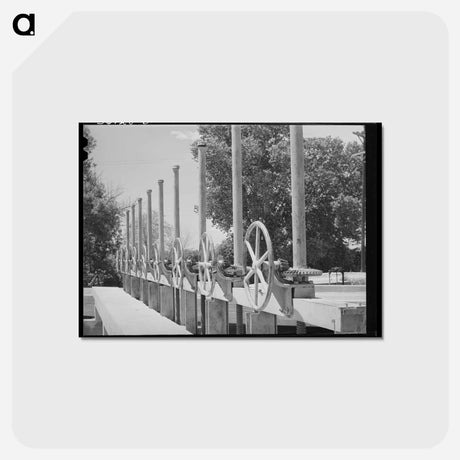 アートポストカード-Maricopa County Irrigation
 - ラッセル リー Postcard.