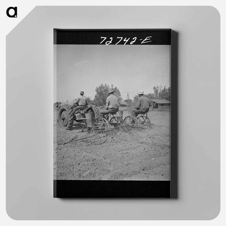 アートパネル-Planting Peanuts
 - ラッセル リー Canvas.