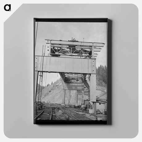 アートパネル-Pit River Bridge
 - ラッセル リー Canvas.