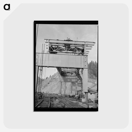 アートポストカード-Pit River Bridge
 - ラッセル リー Postcard.