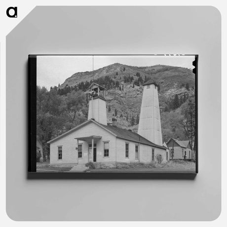 アートパネル-City Hall, Telluride
 - ラッセル リー Canvas.