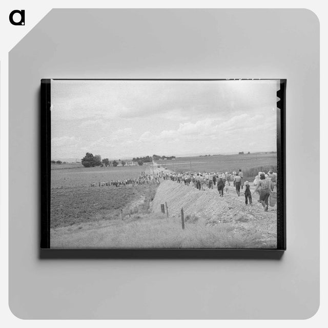 アートパネル-Pea Pickers
 - ラッセル リー Canvas.