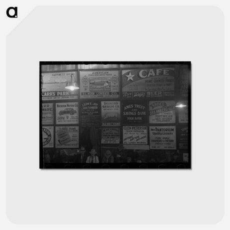 アートポストカード-Livestock Hall Advertising
 - ラッセル リー Postcard.