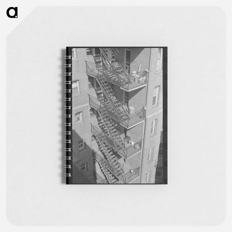 アートメモ帳-Rear Stairs, L Street
 - ラッセル リー Memo.