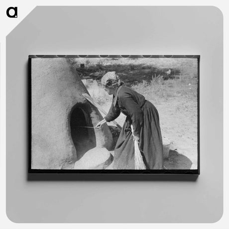 アートパネル-Earthen Oven Temperature, Taos County
 - ラッセル リー Canvas.