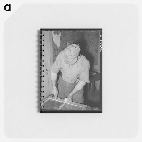 アートメモ帳-Farmer Puttying a Window
 - ラッセル リー Memo.