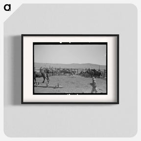 アートポスター-Cowboys at Marfa Ranch
 - ラッセル リー Poster.