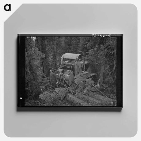 アートパネル-Diesel Caterpillar
 - ラッセル リー Canvas.