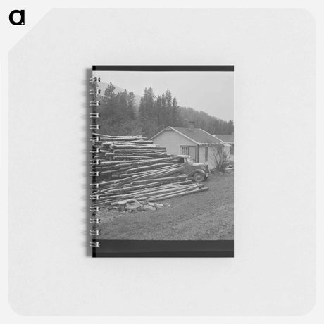 アートメモ帳-Neihart, Montana. First snow of the season
 - ラッセル リー Memo.