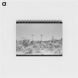 アートメモ帳-Hillside Crosses
 - ラッセル リー Memo.