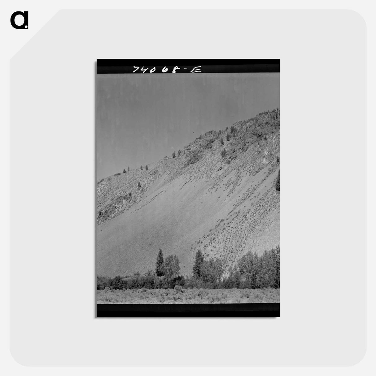 アートポストカード-Salmon River Valley
 - ラッセル リー Postcard.