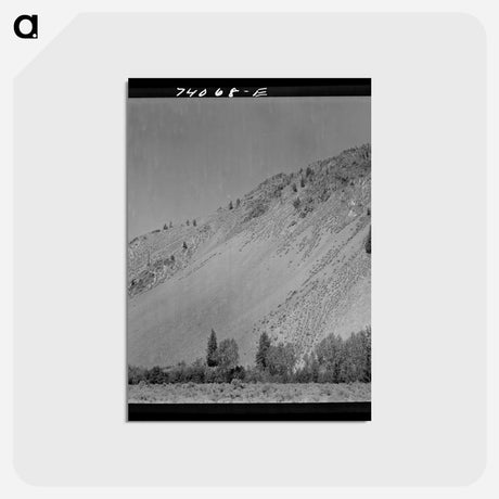 アートポストカード-Salmon River Valley
 - ラッセル リー Postcard.
