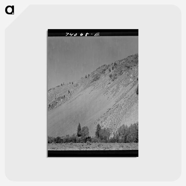 アートポストカード-Salmon River Valley
 - ラッセル リー Postcard.
