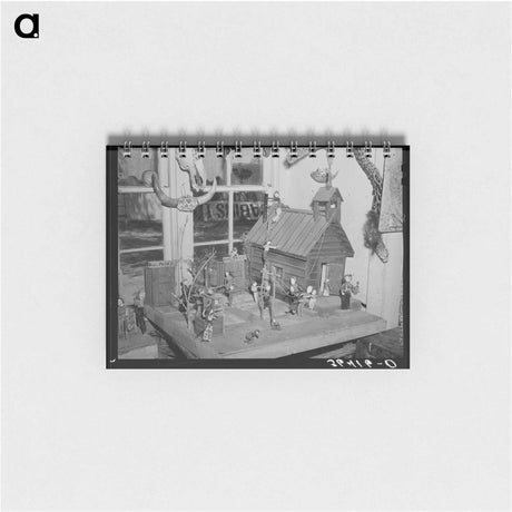 アートメモ帳-Little Red Schoolhouse
 - ラッセル リー Memo.