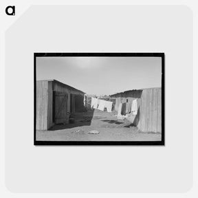 アートポストカード-Housing of Mexican Day Laborers
 - ラッセル リー Postcard.