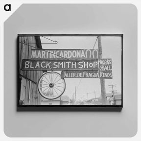 アートパネル-Blacksmith Shop, San Antonio
 - ラッセル リー Canvas.