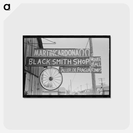 アートポストカード-Blacksmith Shop, San Antonio
 - ラッセル リー Postcard.