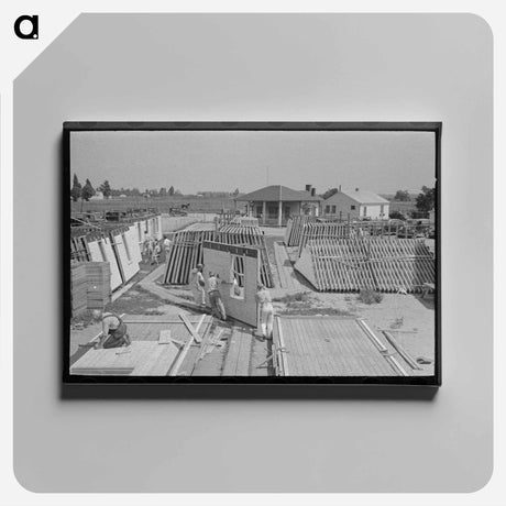 アートパネル-Southeast Missouri Farms Project
 - ラッセル リー Canvas.