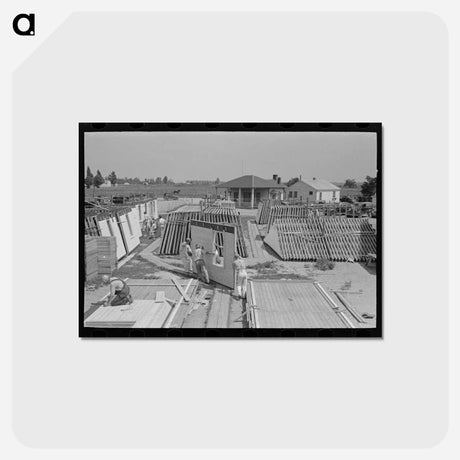 アートポストカード-Southeast Missouri Farms Project
 - ラッセル リー Postcard.