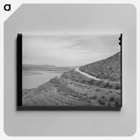 アートパネル-Roosevelt Dam Reservoir
 - ラッセル リー Canvas.
