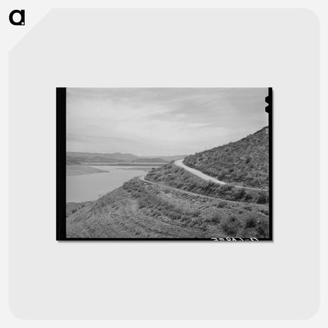 アートポストカード-Roosevelt Dam Reservoir
 - ラッセル リー Postcard.